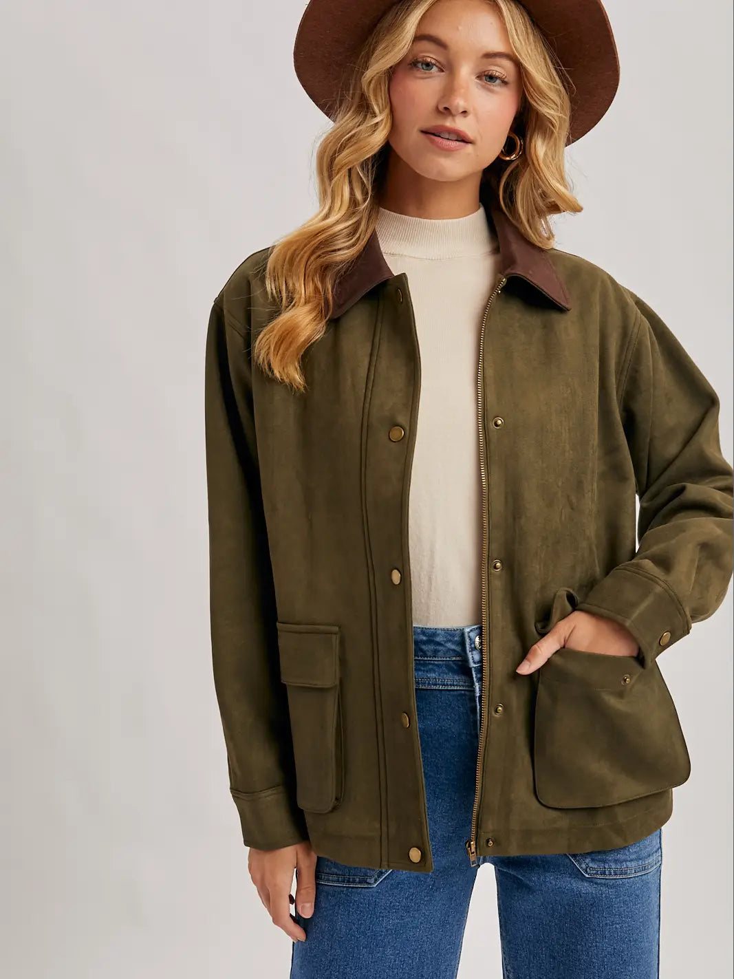 The Fawny Jacket in Olive