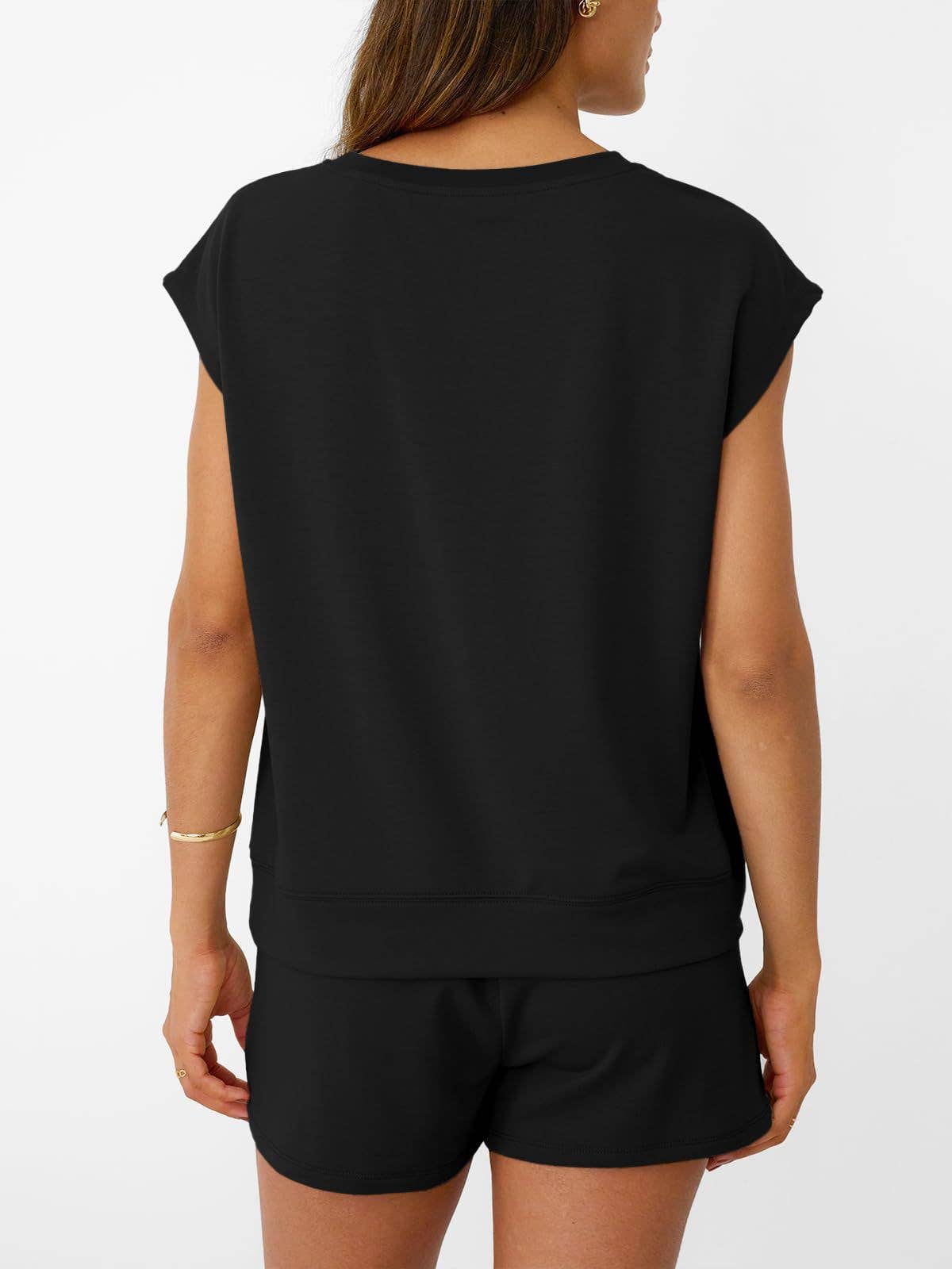 Casual Two Piece Summer Set black