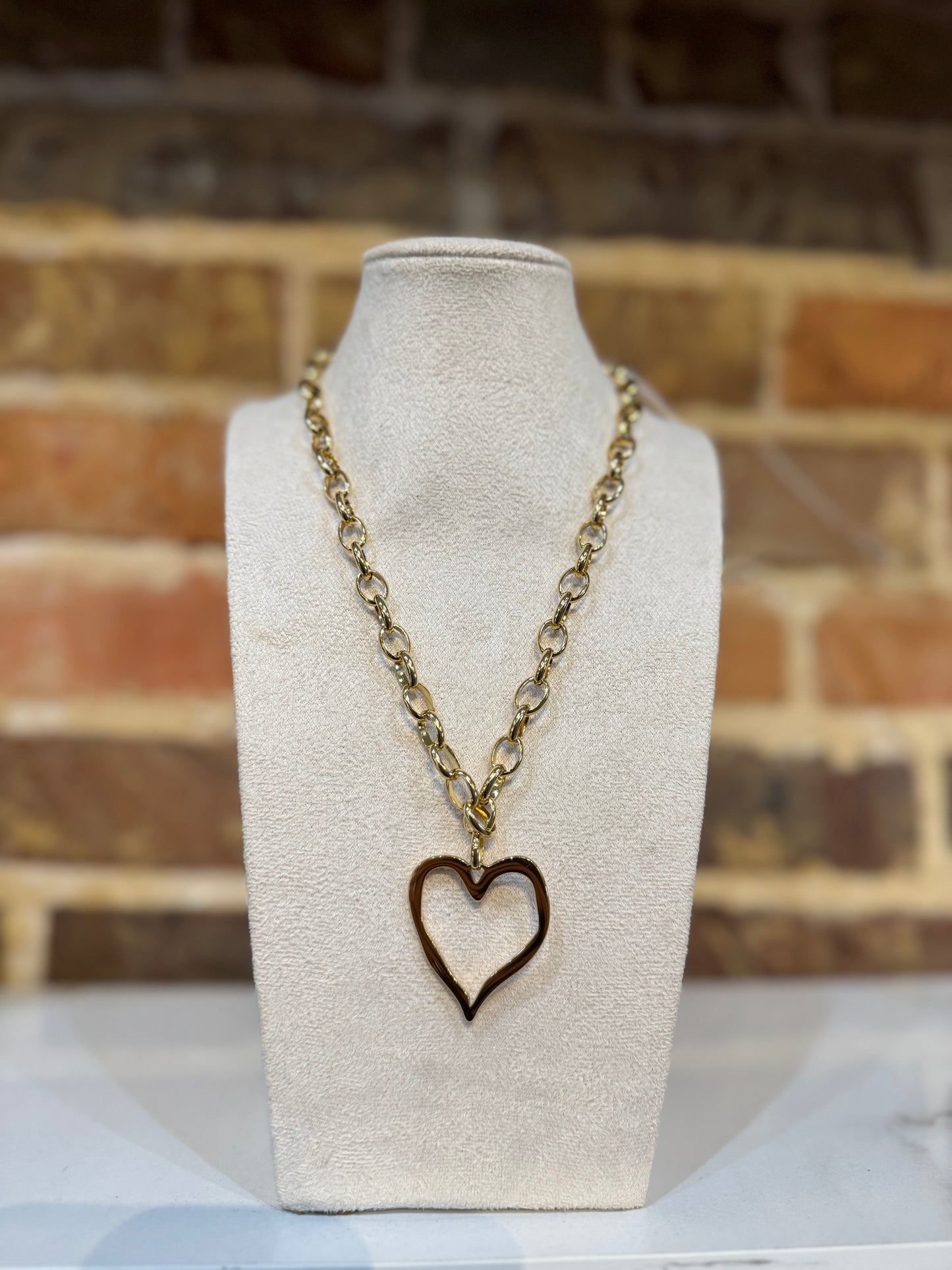 Gold Heart Necklace