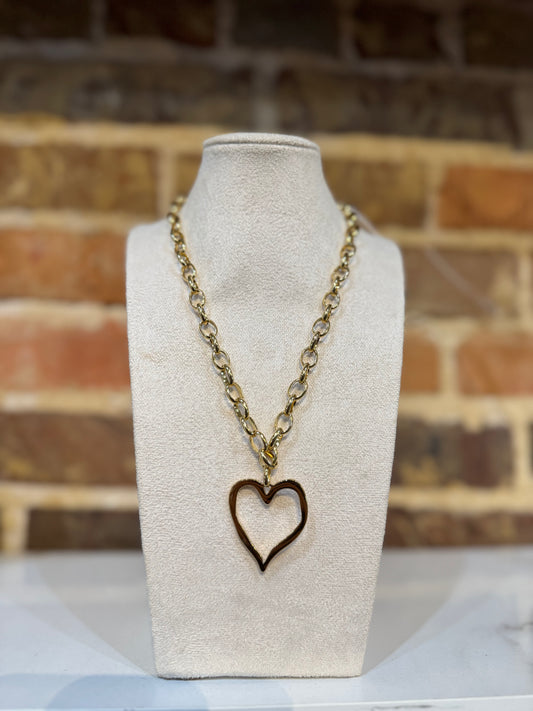 Gold Heart Necklace