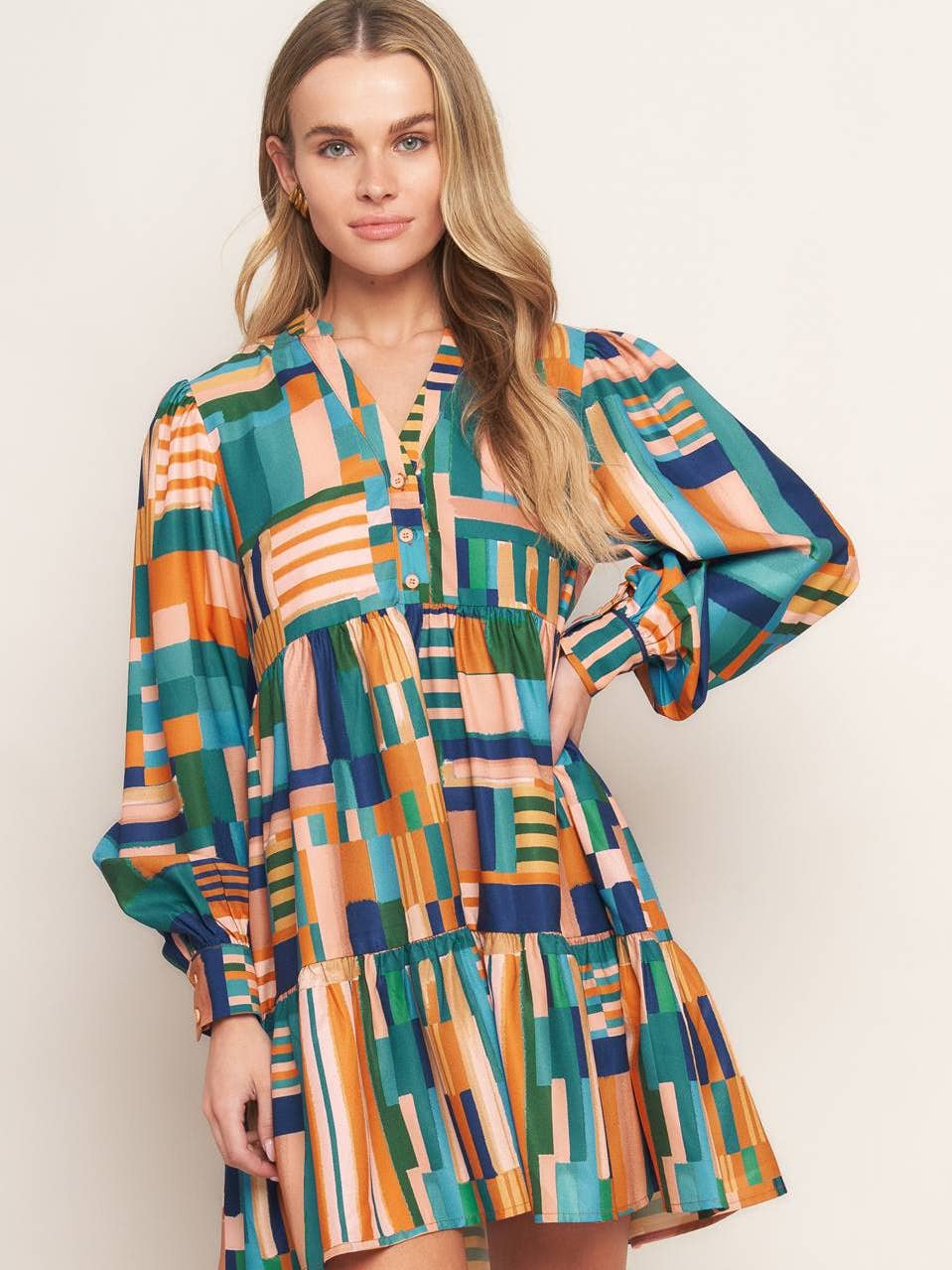 Lyla Printed Mini Dress