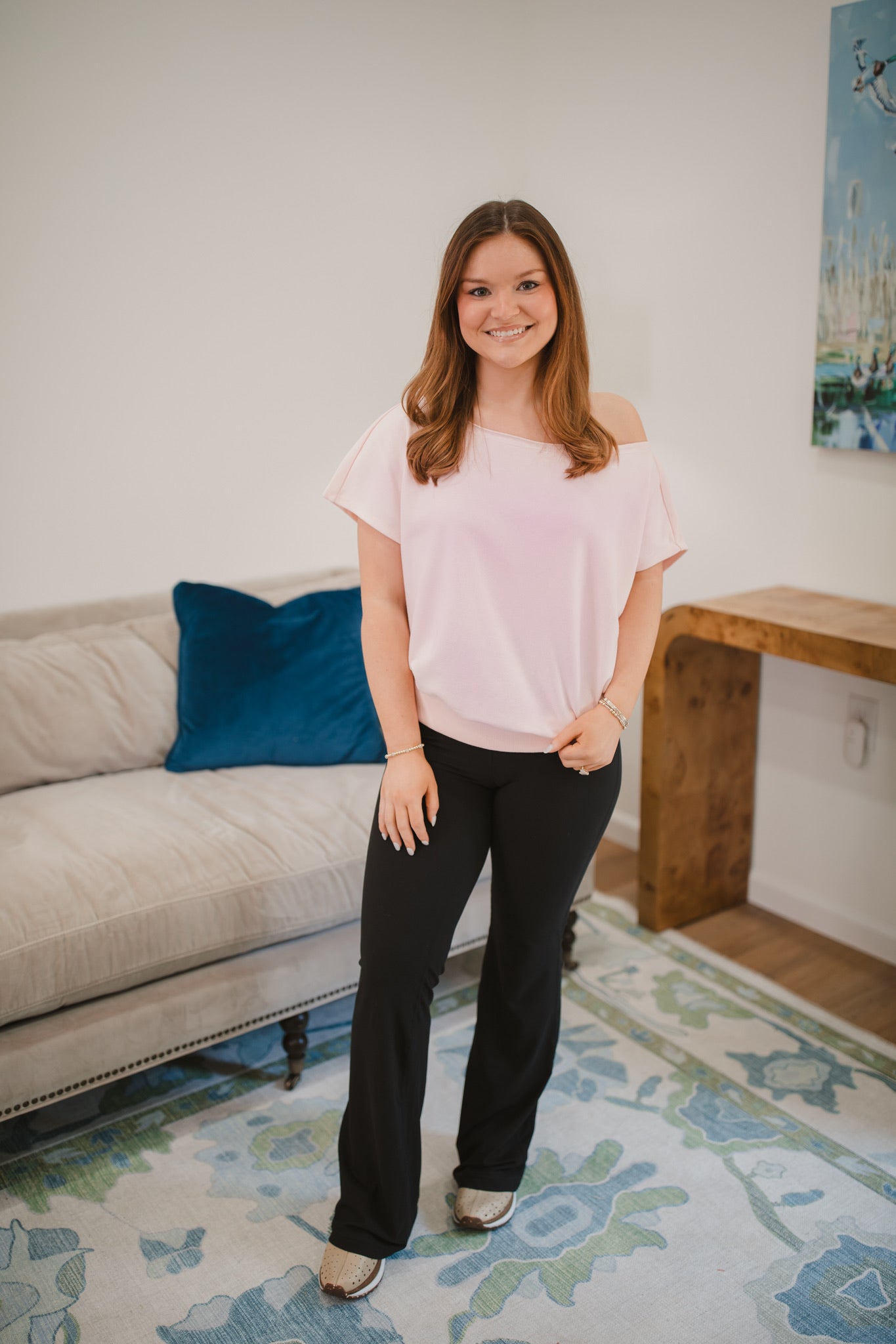 Vanessa Top in Baby Pink