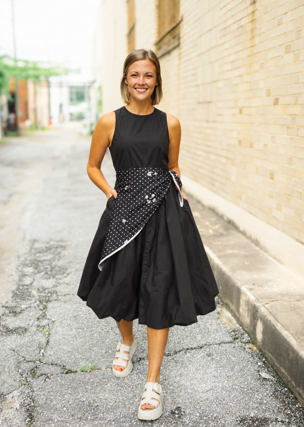 The Caterina Dress in Black