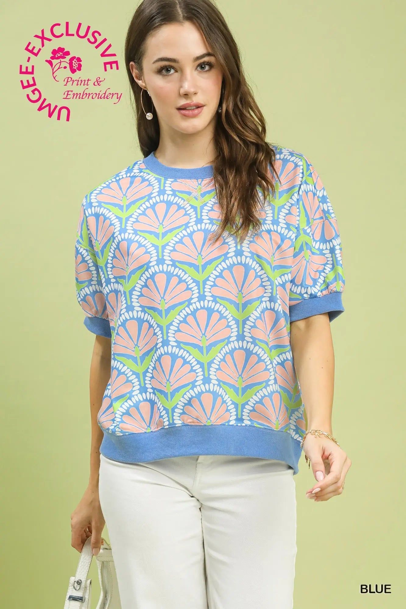 The Dandie Top in Blue