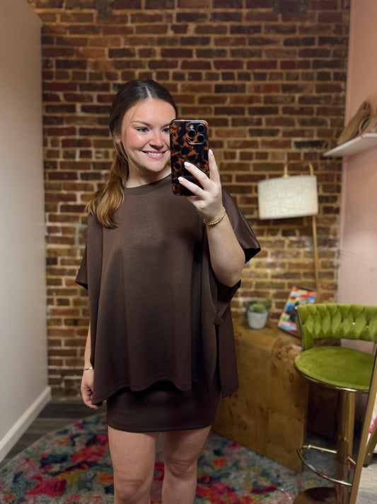 Connor Top in Cocoa