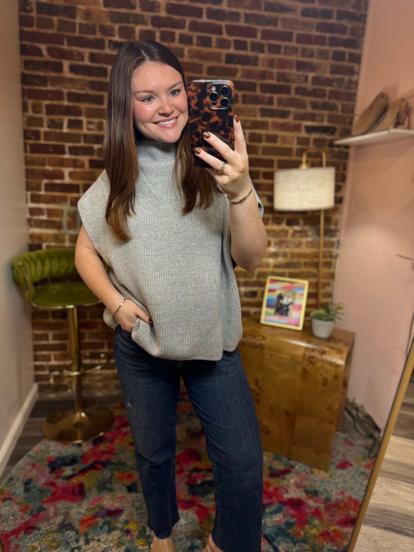 Mallory Sweater in Grey