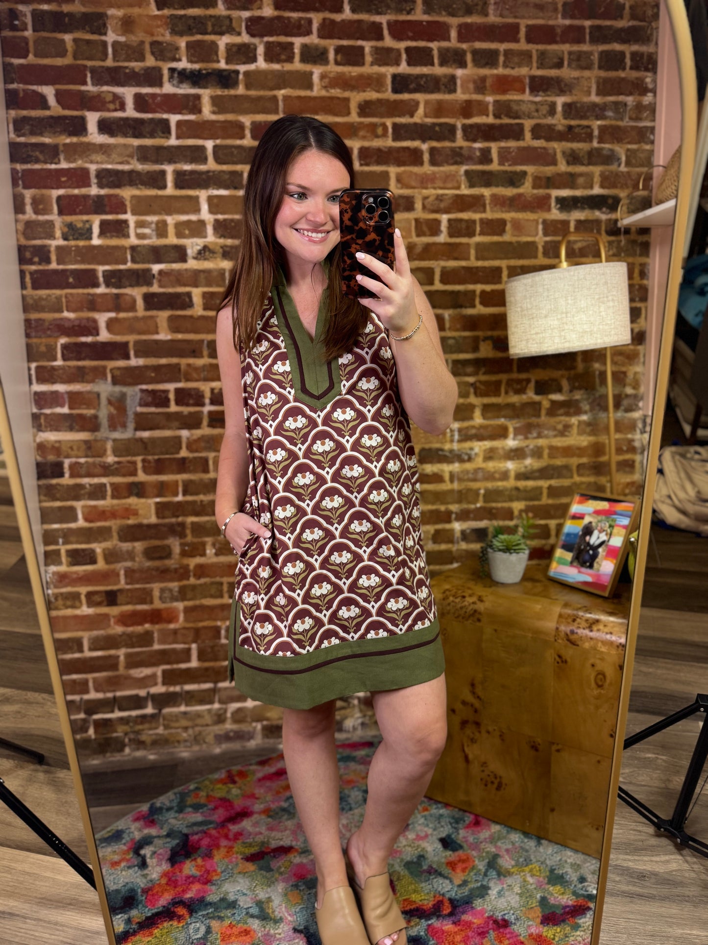 Carly Mini in Brown