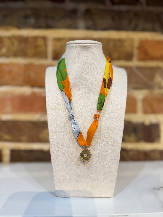 Harvest Scarf Necklace