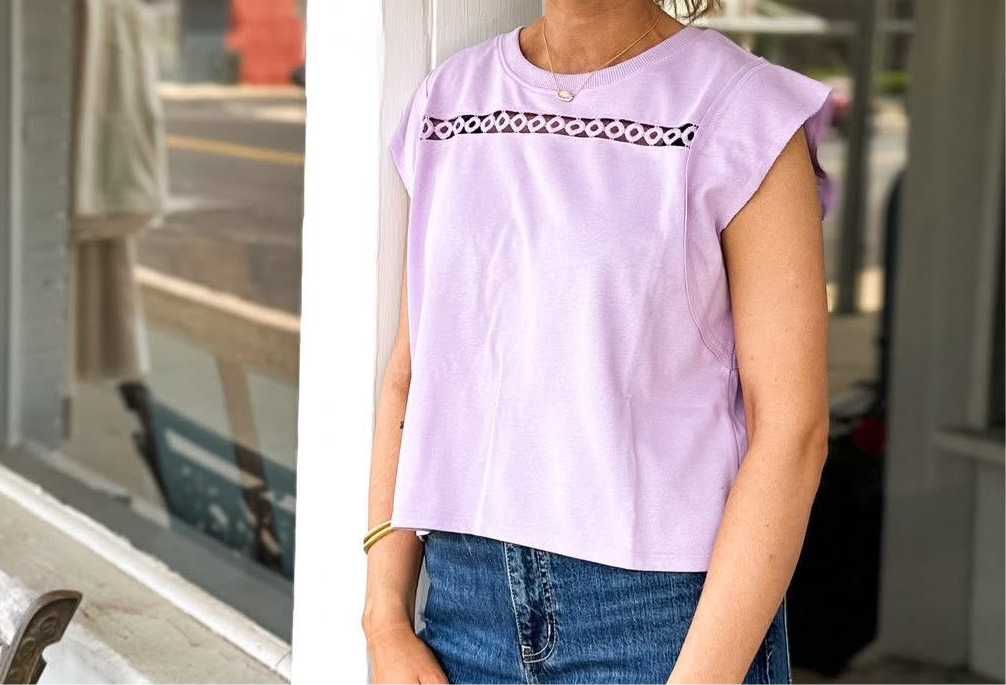 Mia Top in Lavender