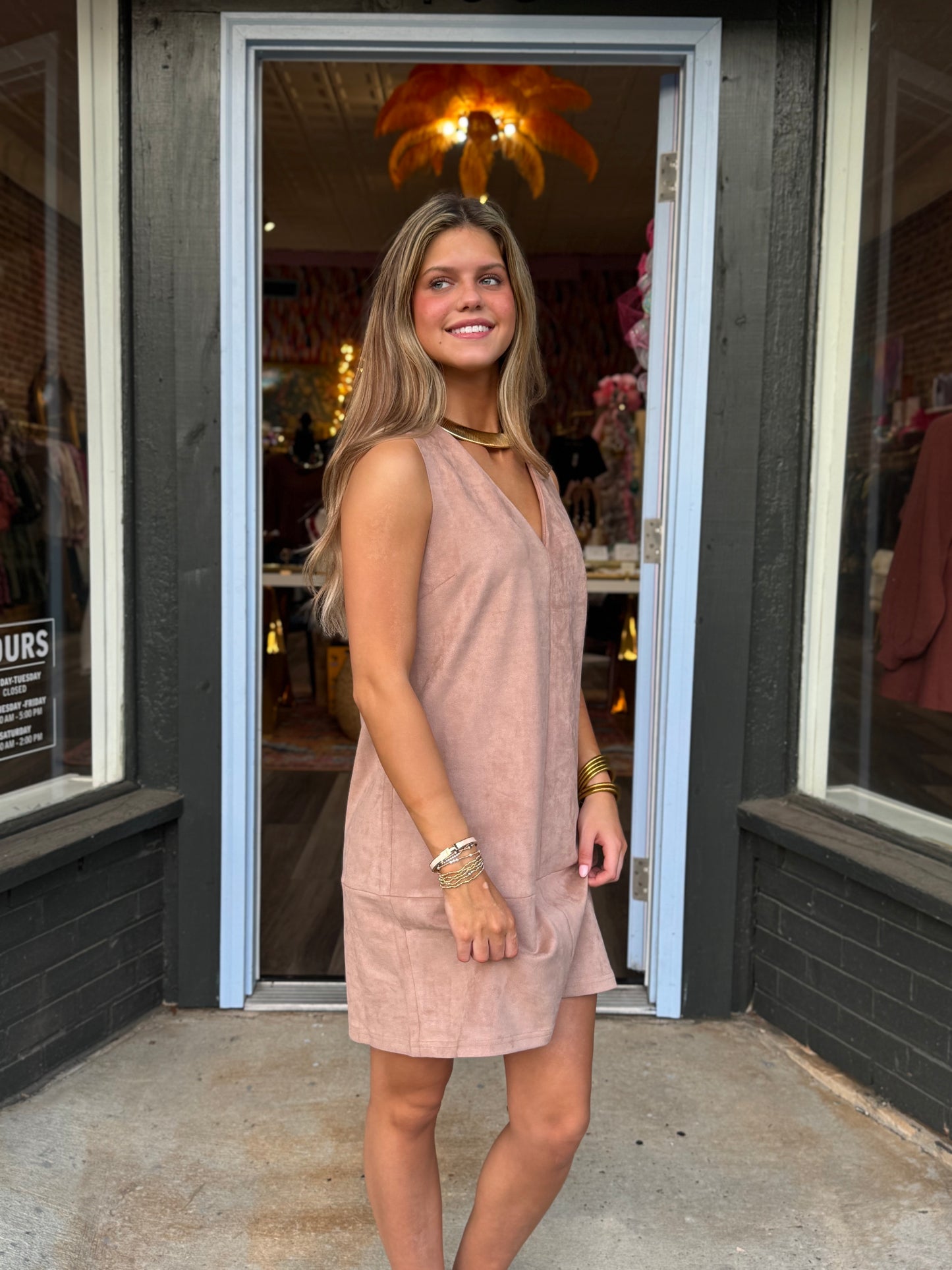 Lucy Mini in Dusty Rose