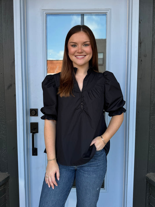 Hannah Top in Black