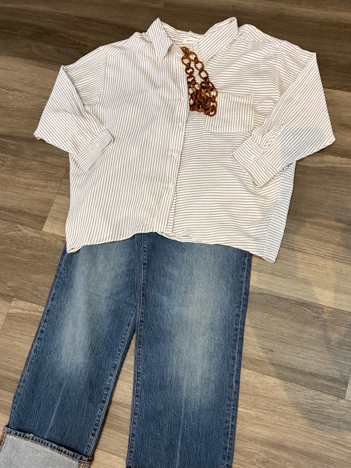 DeAnn Relaxed Button Down