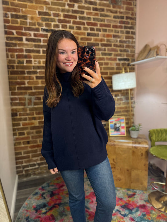 Stacy Sweater in Navy