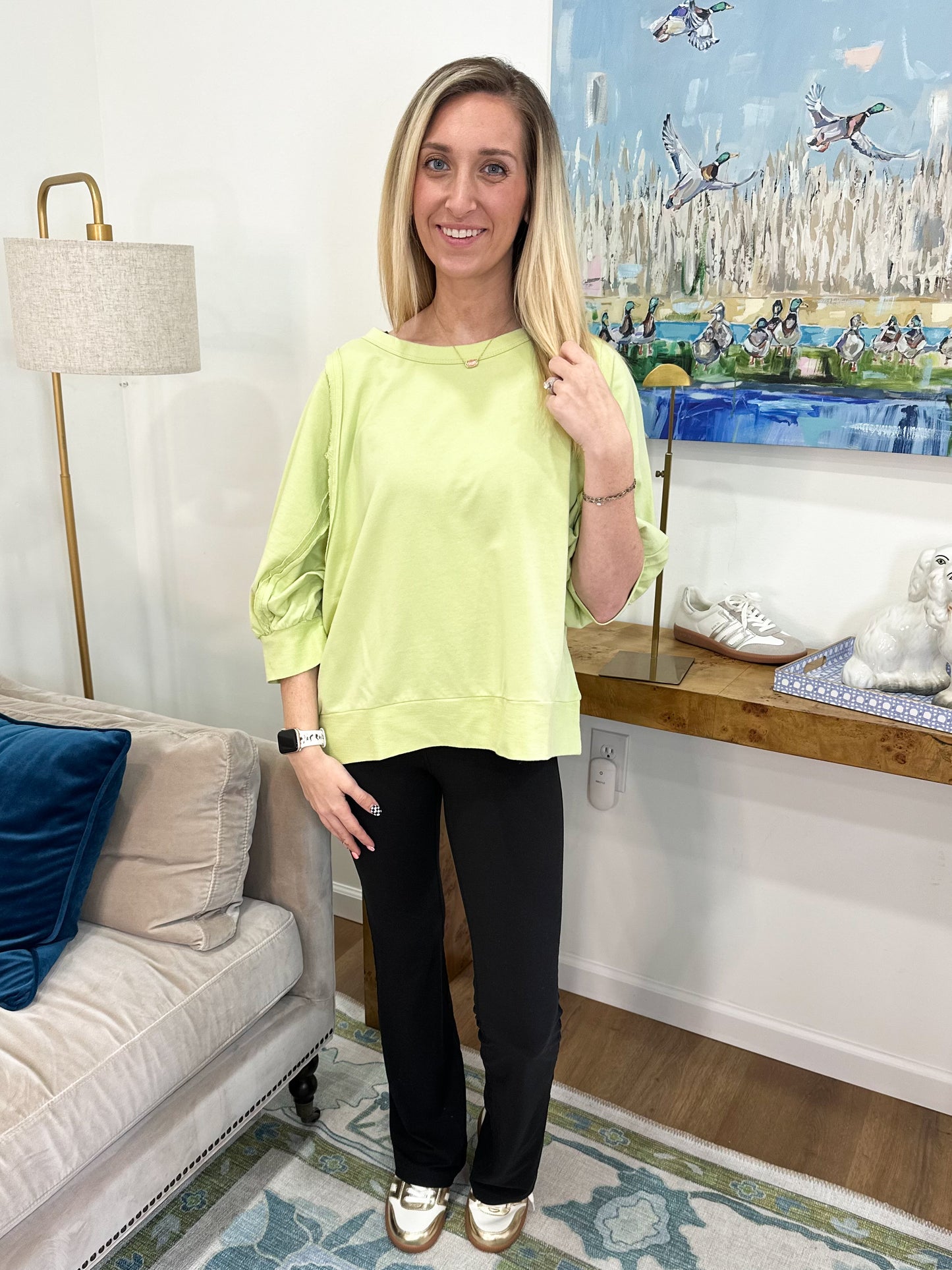 Ansley Flare Leggings in Black