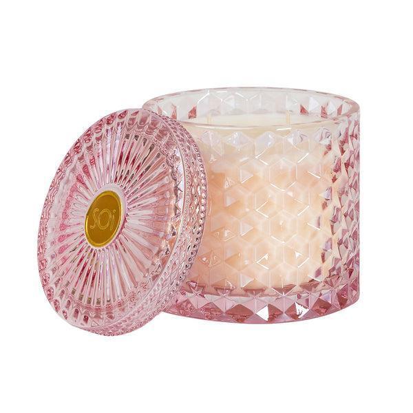 Pink Chiffon Shimmer 2 Wick Candle