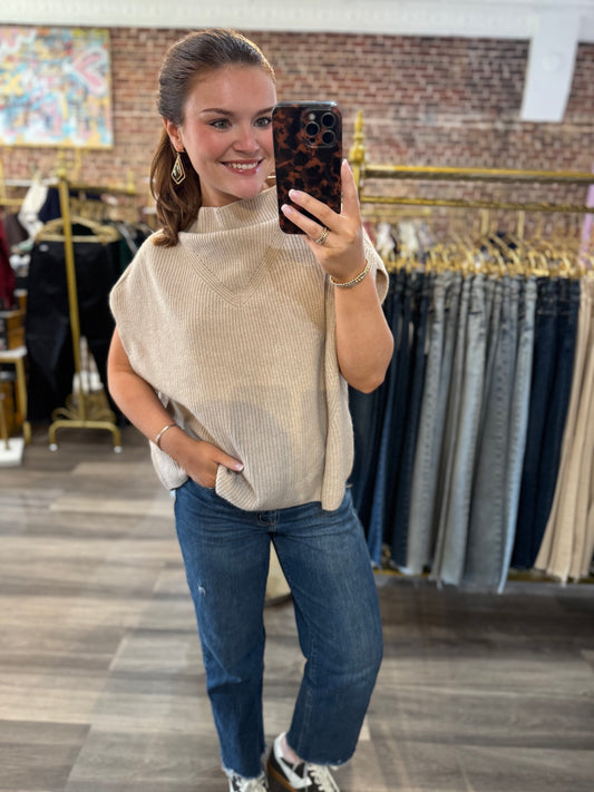 Mallory Sweater in Beige