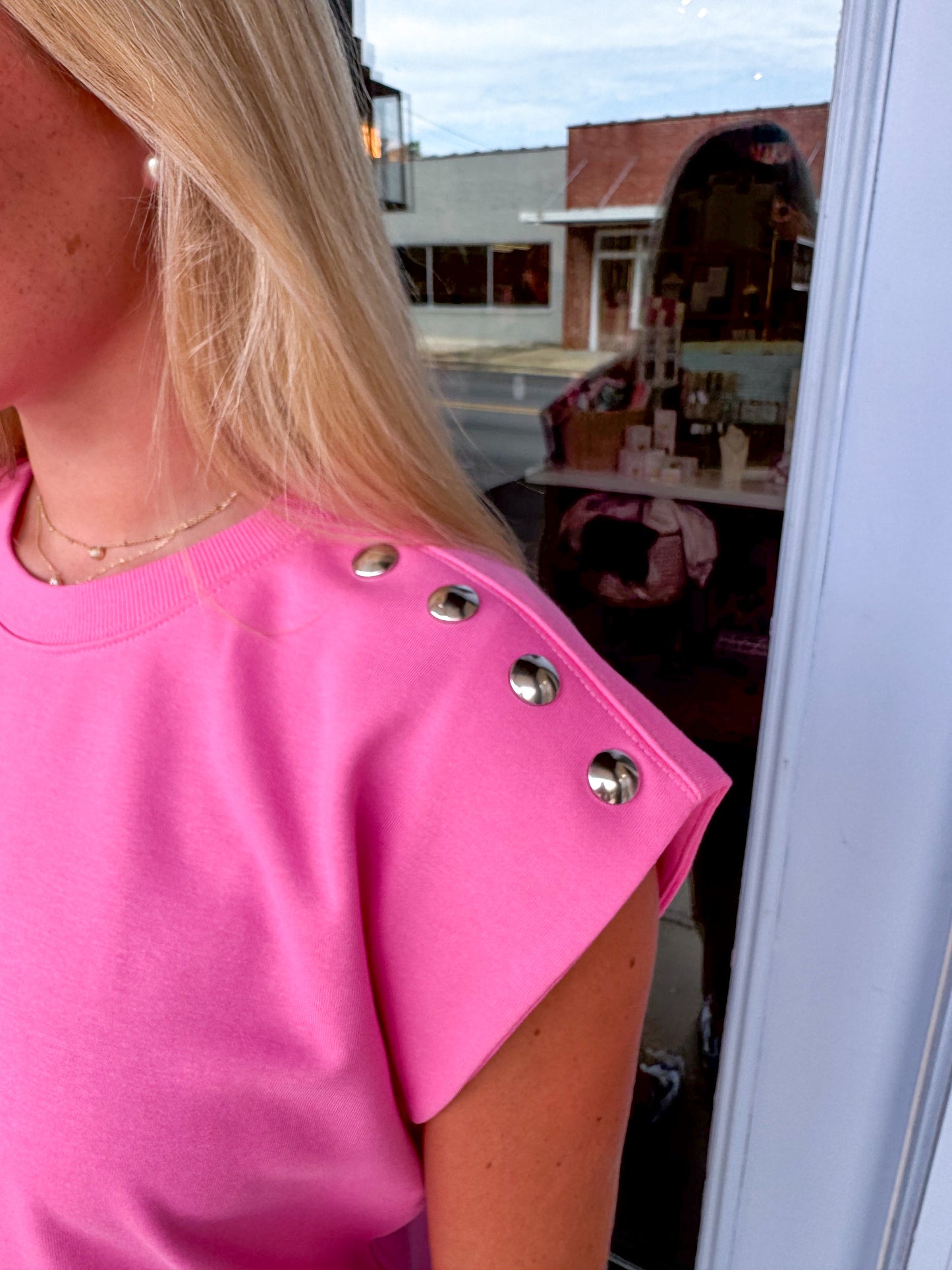 Lorraine Top in Pink
