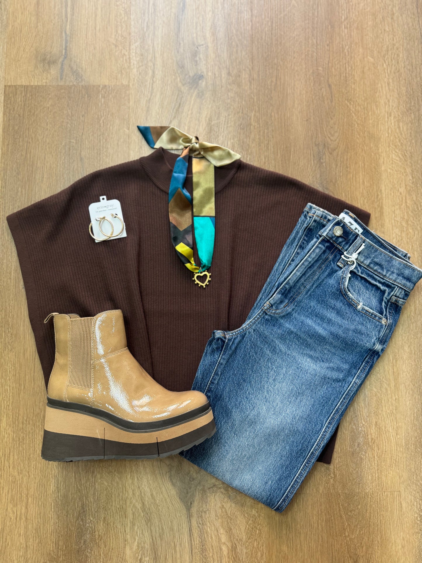 Harper Sweater in Brown
