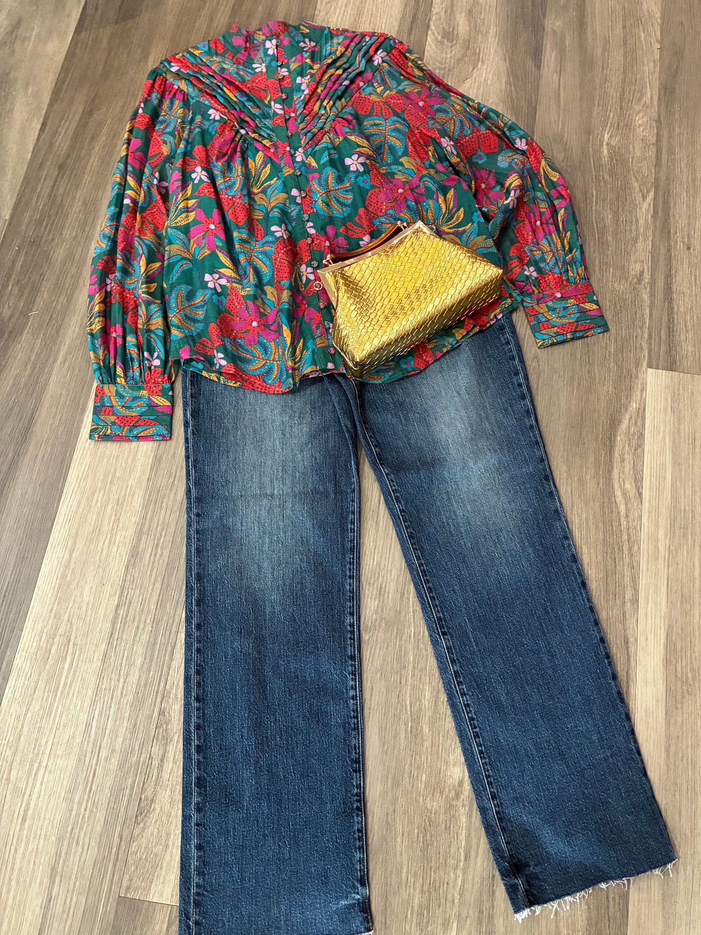 Sarah Standing Collar Blouse