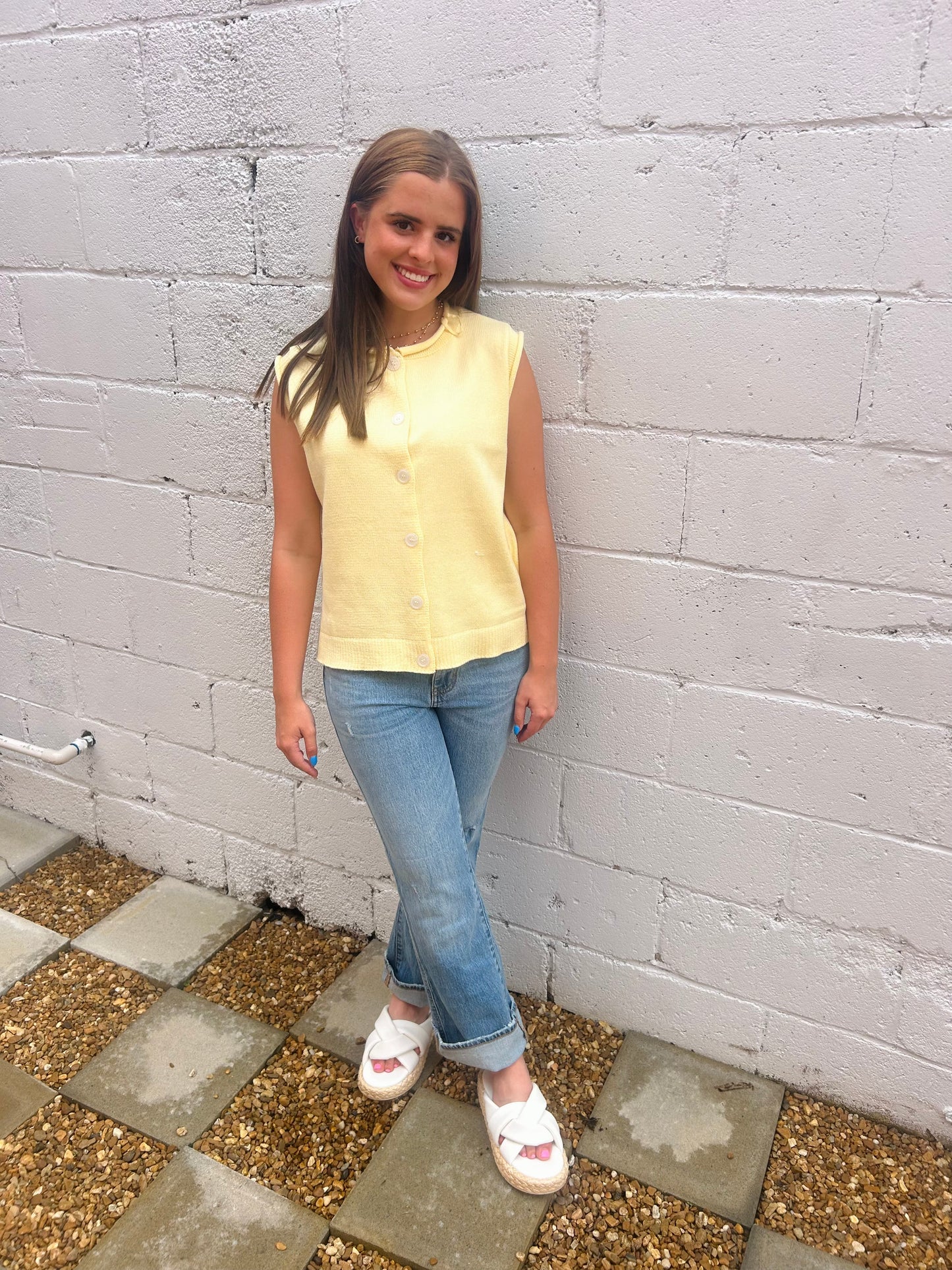 Miles Top in Yellow