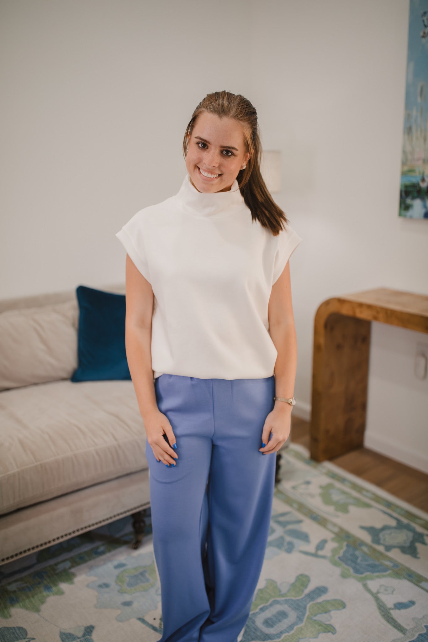 Remi Top in Eggshell