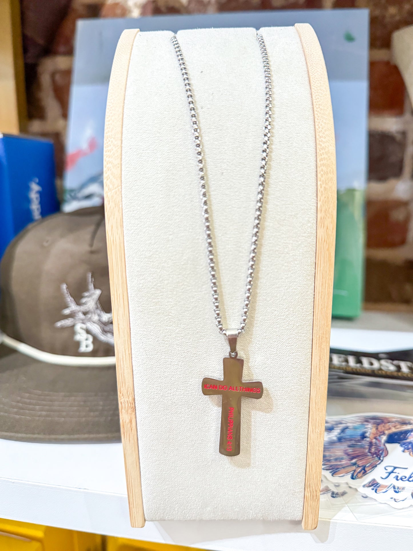 Baseball Cross Chain