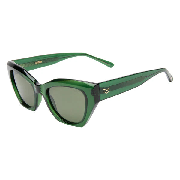 ISEA: Avery Polarized Sunglasses in Emerald