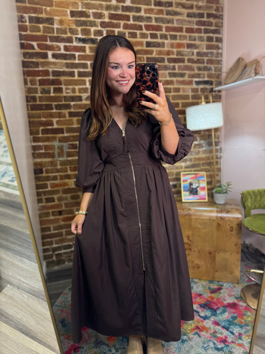Miranda Midi in Brown