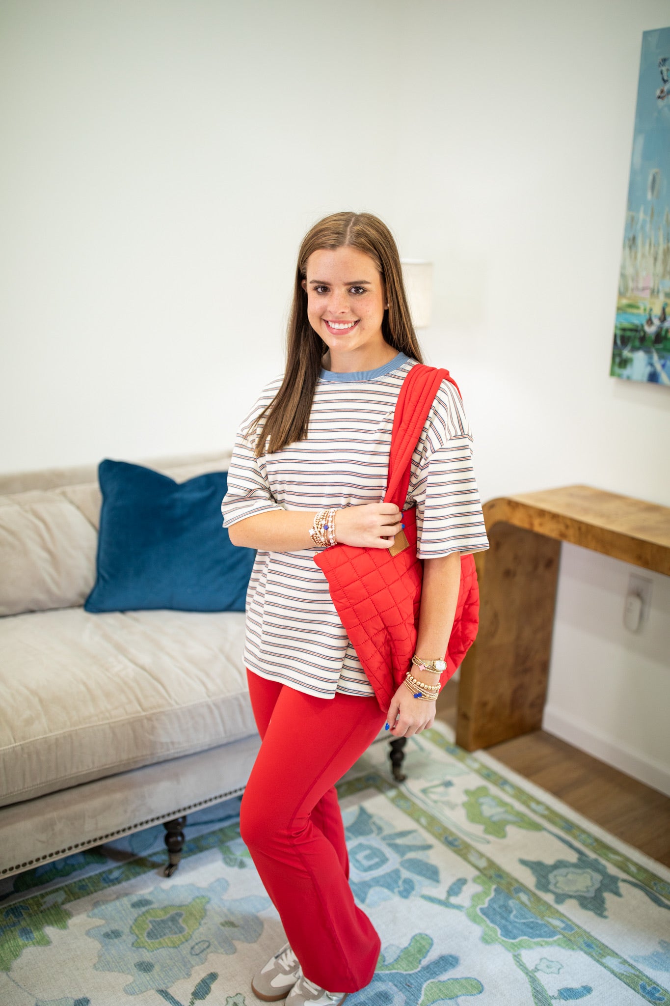 Cassie Striped Tee