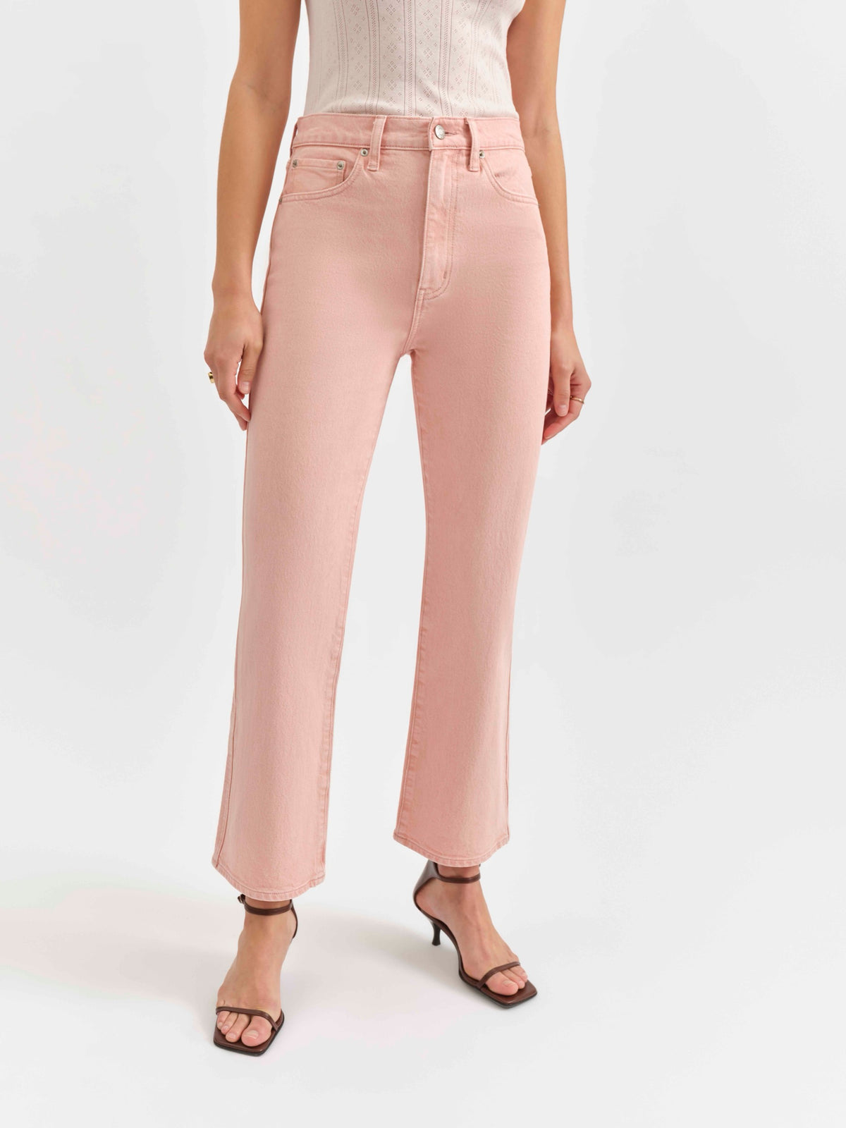 Soho Ankle Flare in Rosewater