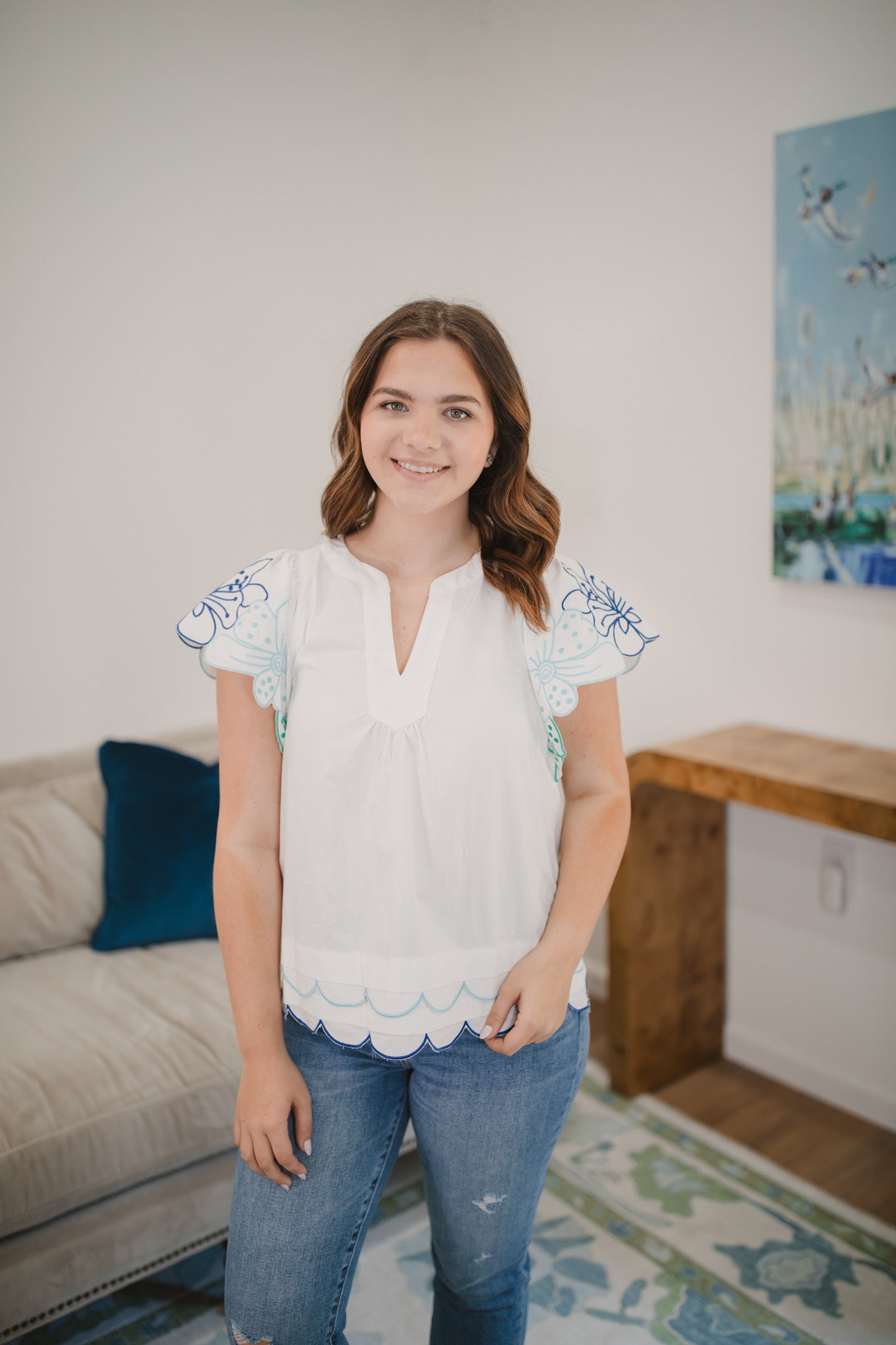 Janie Top in White