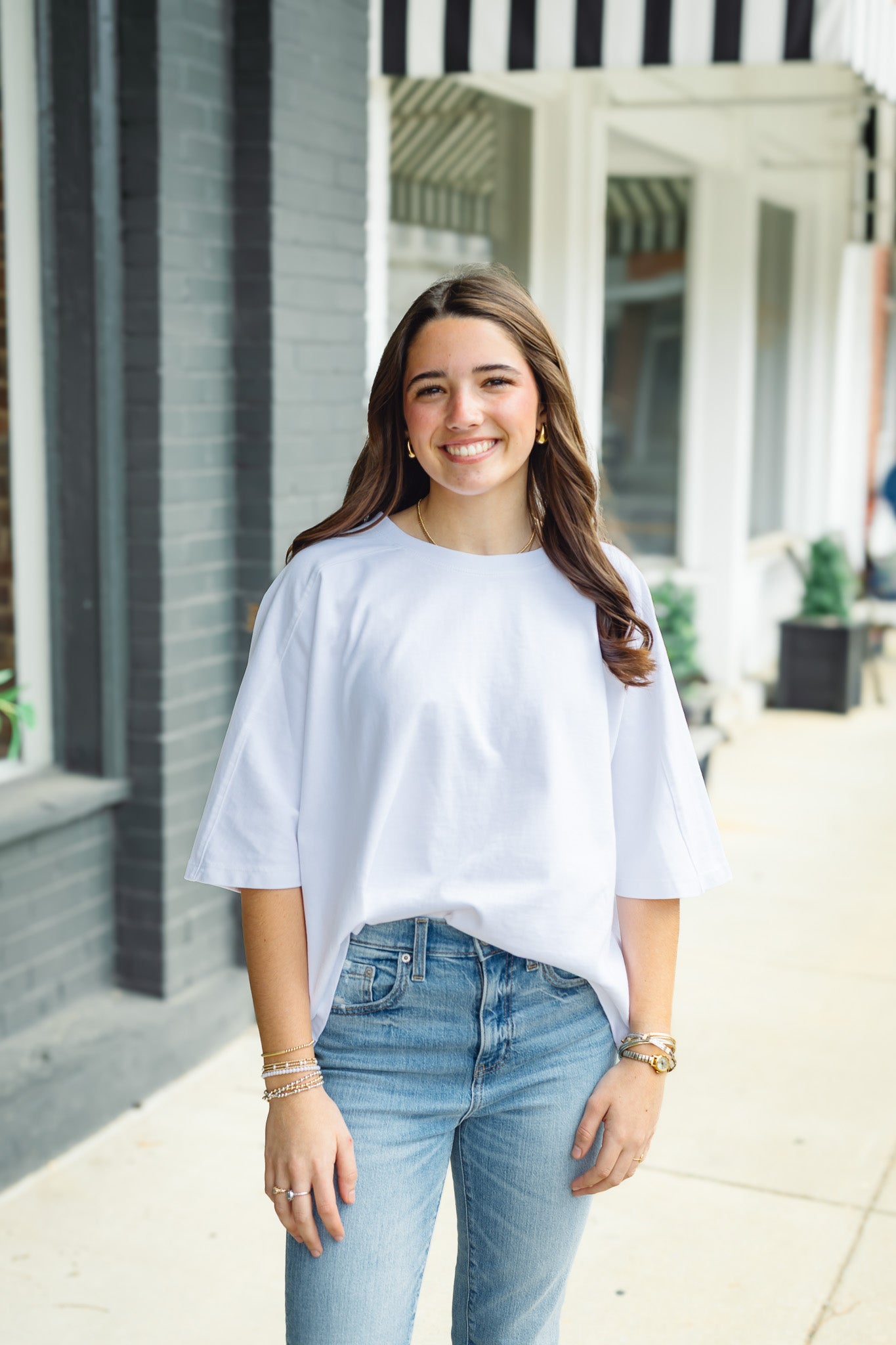 The Landry Top in White