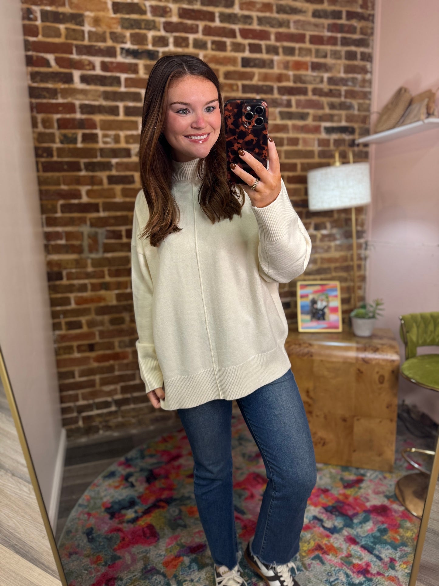 Stacy Sweater in Cream