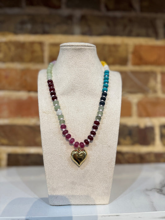 Colorful Rondelle Necklace