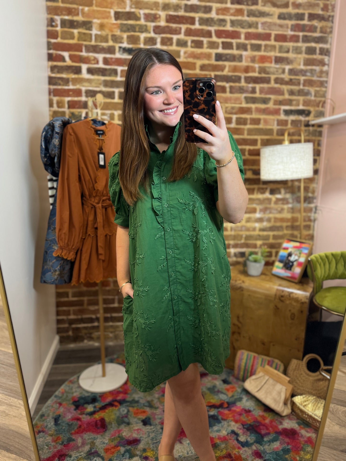 Lori Mini in Forest Green