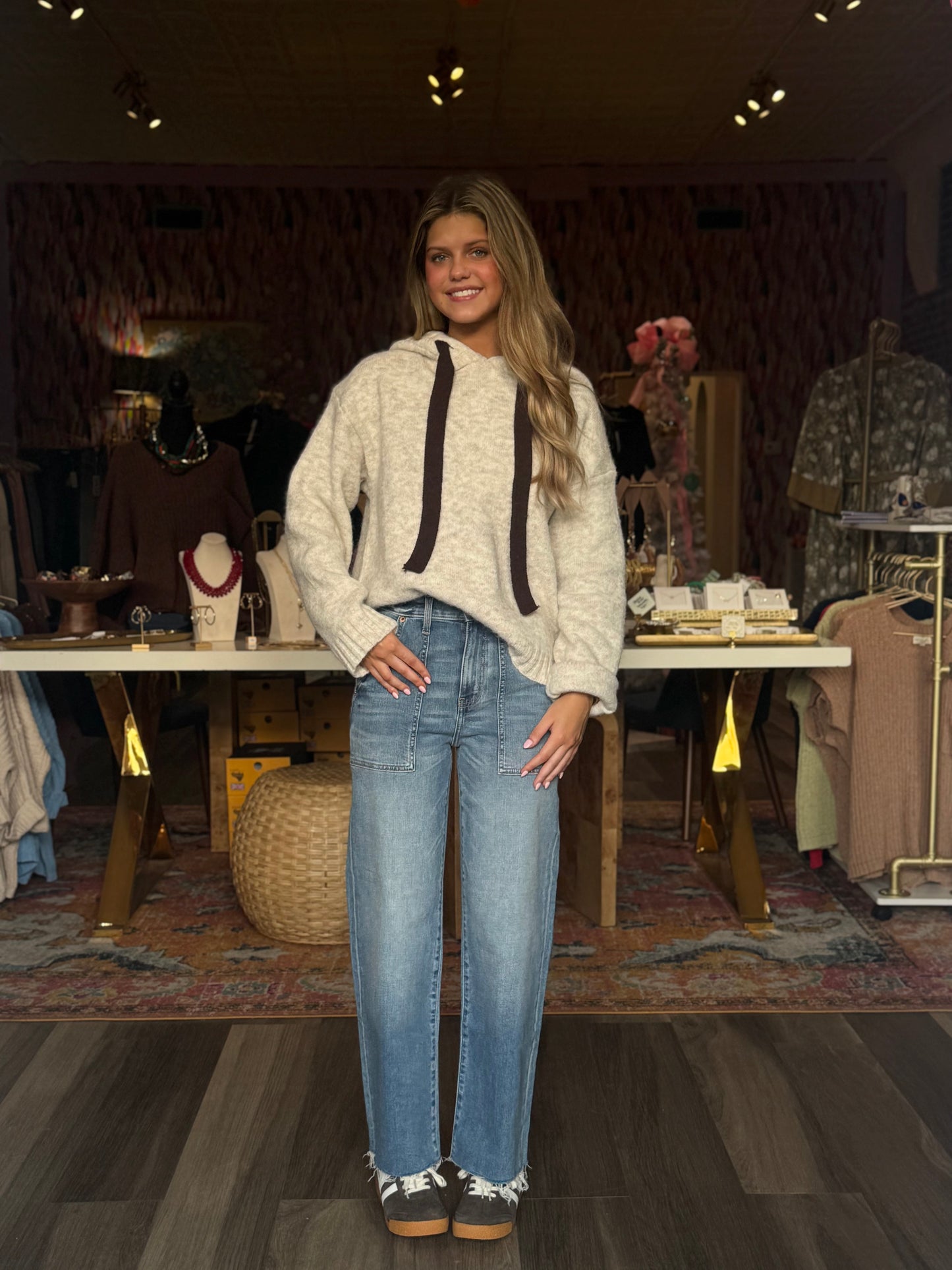 Madison Sweater in Oatmeal