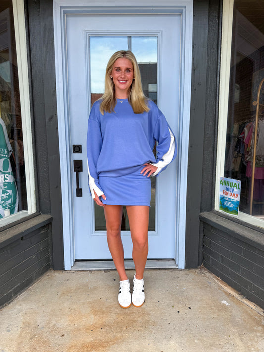 Haley Top in Cornflower Blue