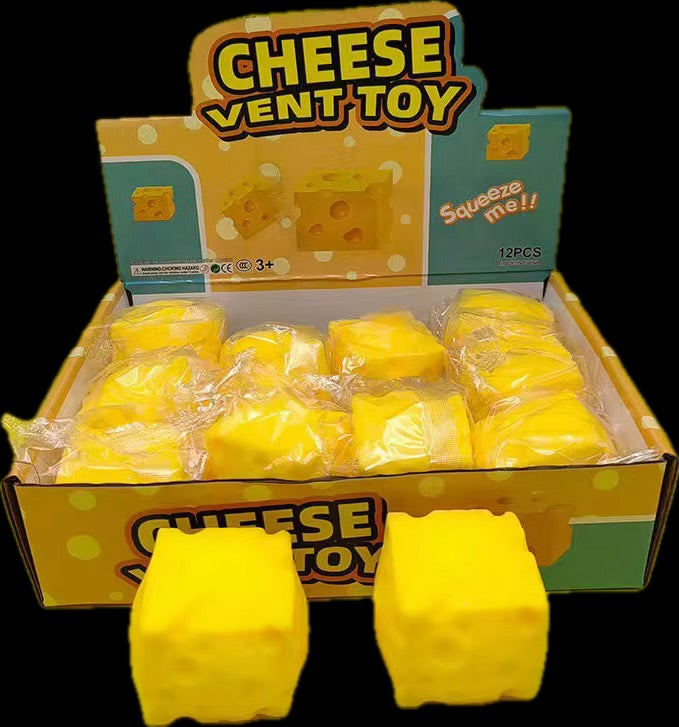Viral Cheese Cube Squishy