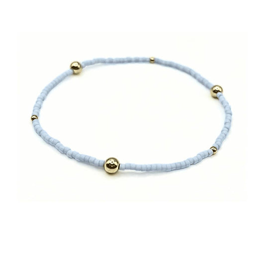 Game Day Gold-Filled & Seed Bead Bracelet