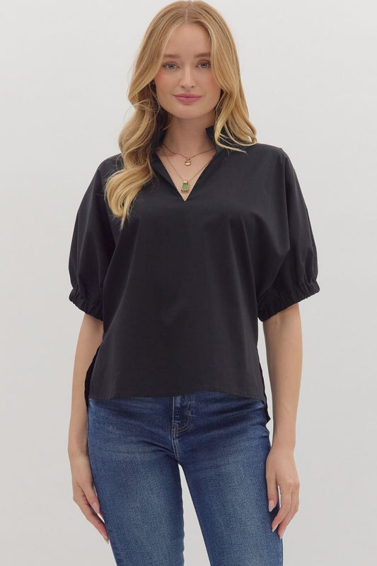 Savannah Top in Black