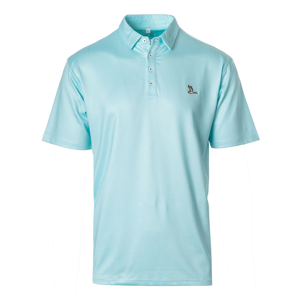 Roost Mallard Polo in Aqua