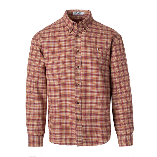 Roost Plaid Button Down in Red