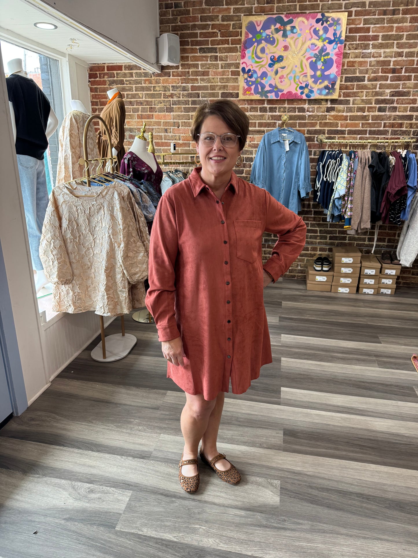 Mary Dress in Marsala