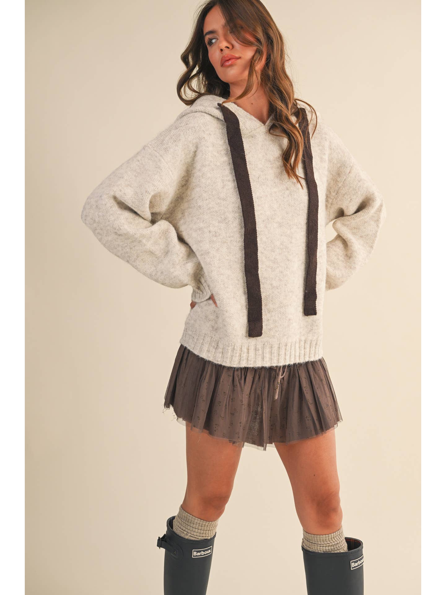 Madison Sweater in Oatmeal