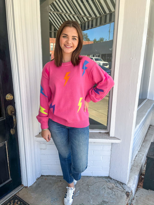 Hallie Sweater in Pink