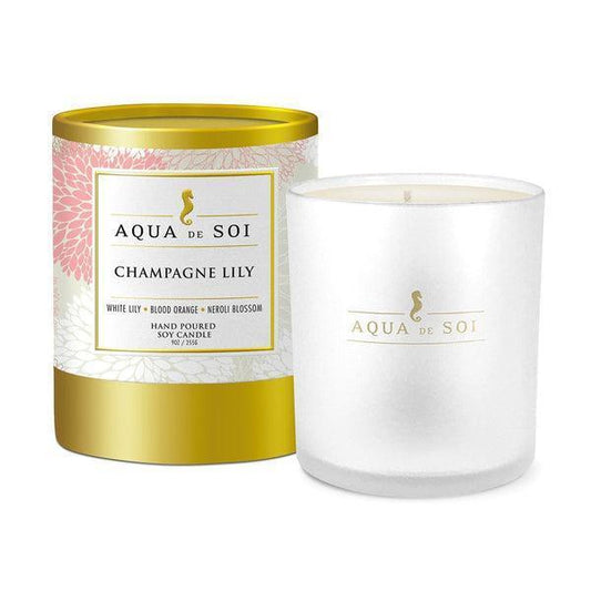 Champagne Lily Boxed Candle