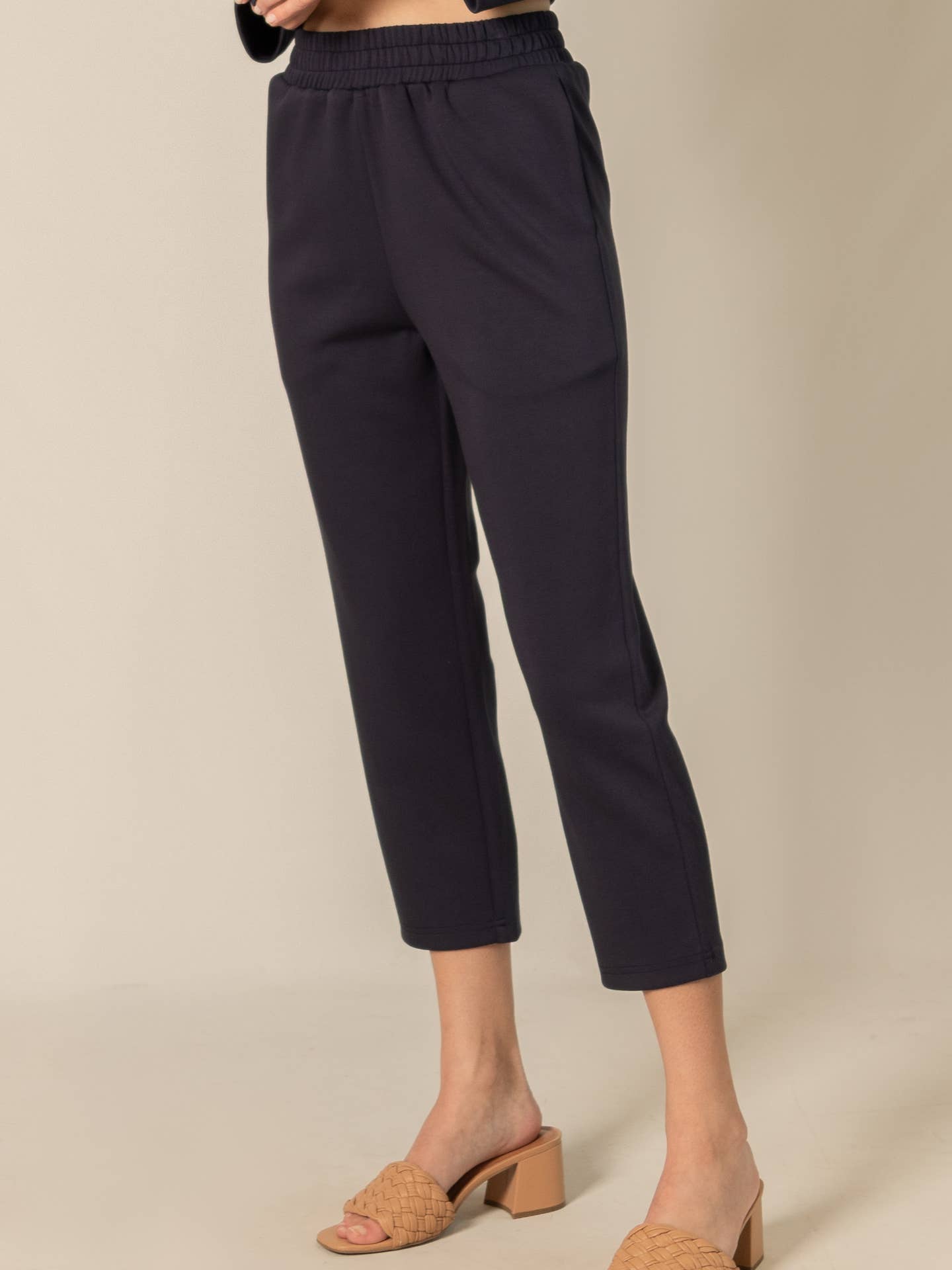 Butter Model Ankle Pants in Black