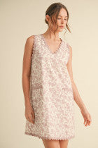 Harper Dress in Pink Floral