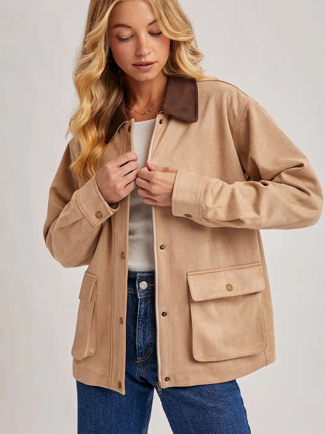 The Fawny Jacket in Sand