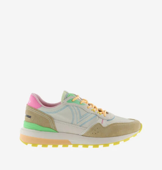 VICTORIA: Luna Sneaker in Beige